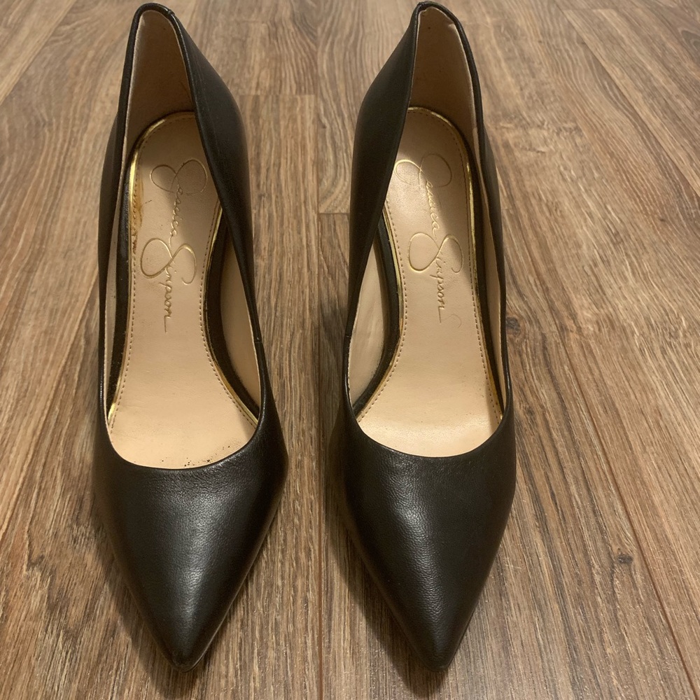 Jessica Simpson black high heels